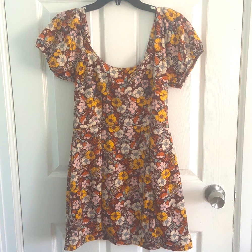 Altar’d State Floral Mini Dress Size Medium